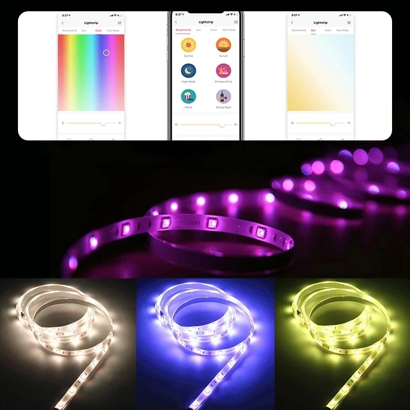 글로벌 버전 Yeelight LED 스마트 스트립 라이 - Yeelight Light Lightstrip 리뷰 및 가격